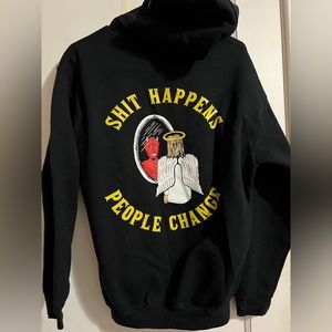 Shit happens hoodie